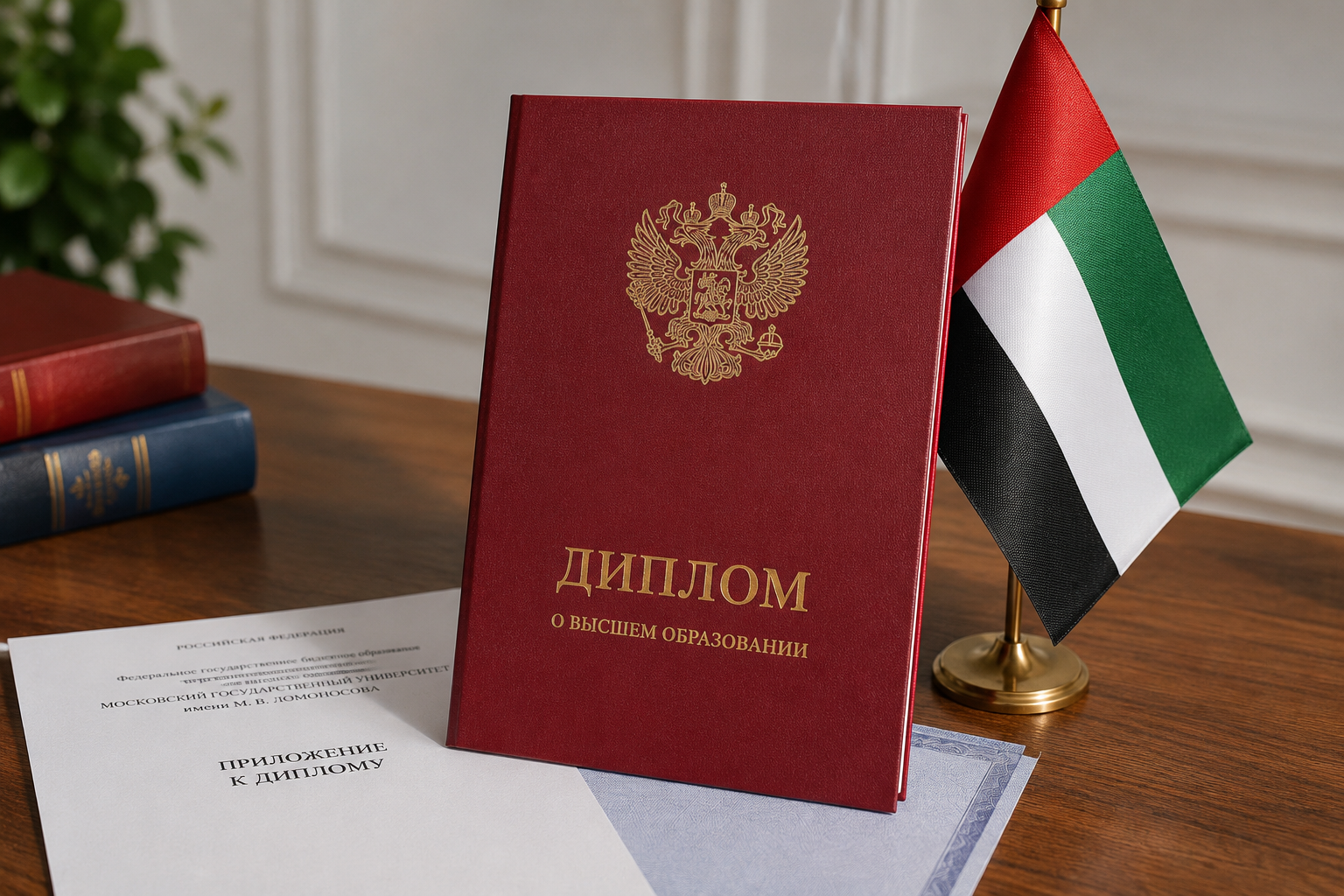 Диплом для ОАЭ