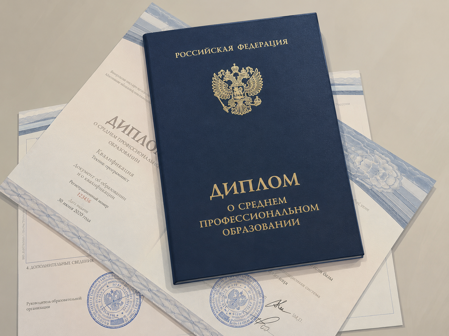 Диплом для ОАЭ