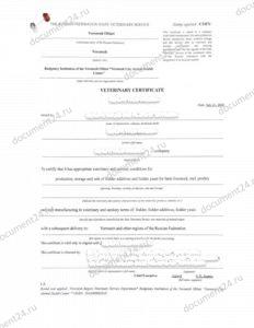 perevod veterinarnogo udostovereniya